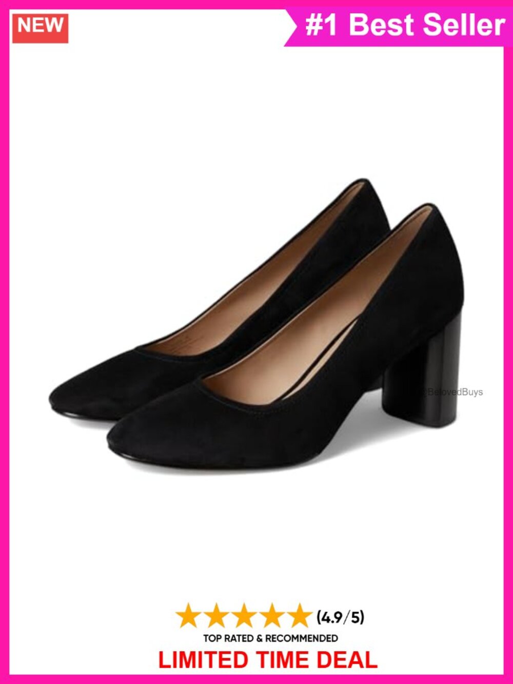 Slingback Block Heel Pump with Maximum Cushioning for All-Day Formal Wear